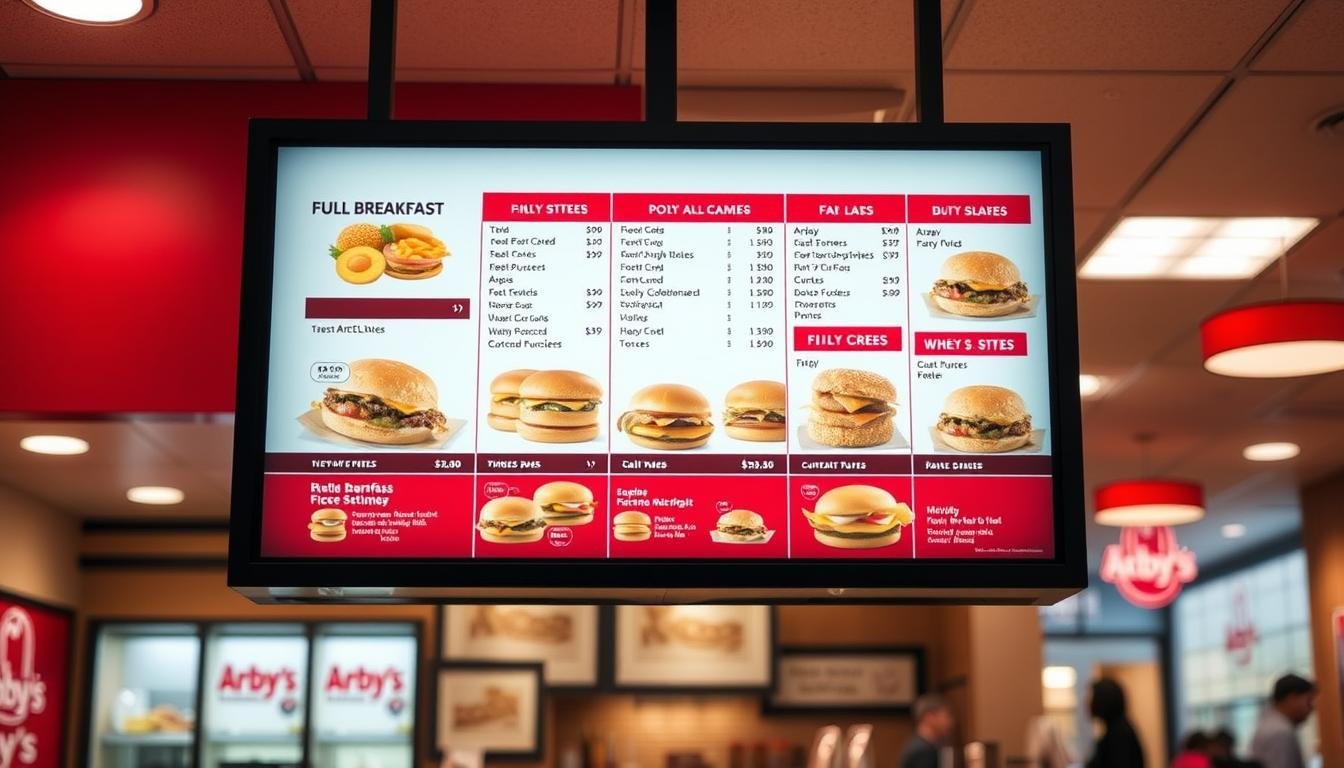 arby's breakfast menu with prices