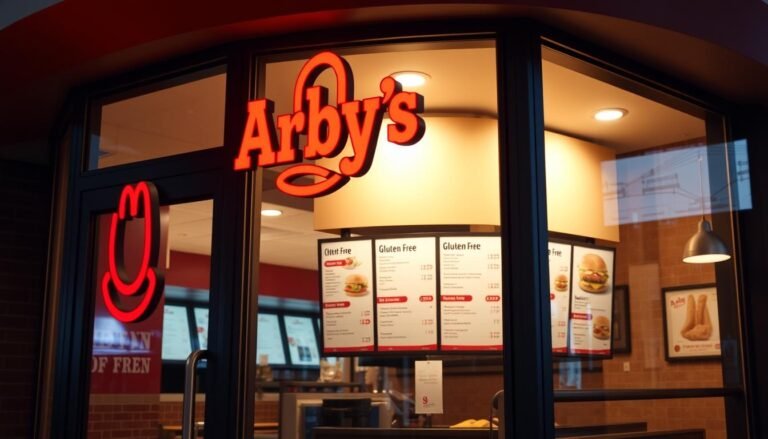arby's gluten free menu