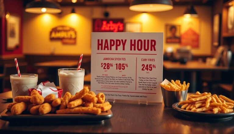 arby's happy hour menu
