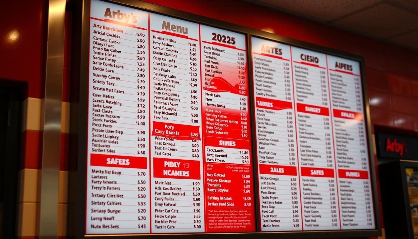 arby's menu with prices