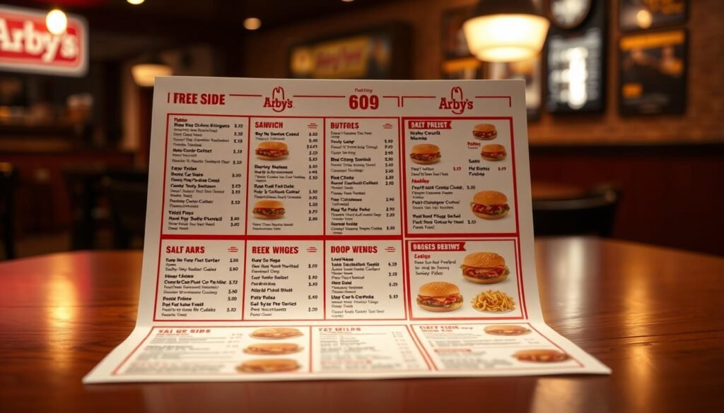 arby's restaurant menu