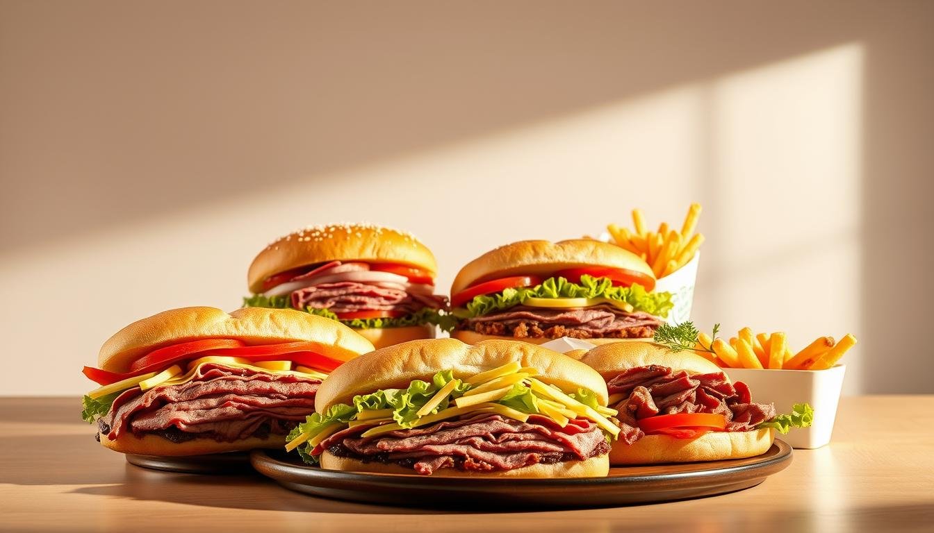 arby's roast beef menu