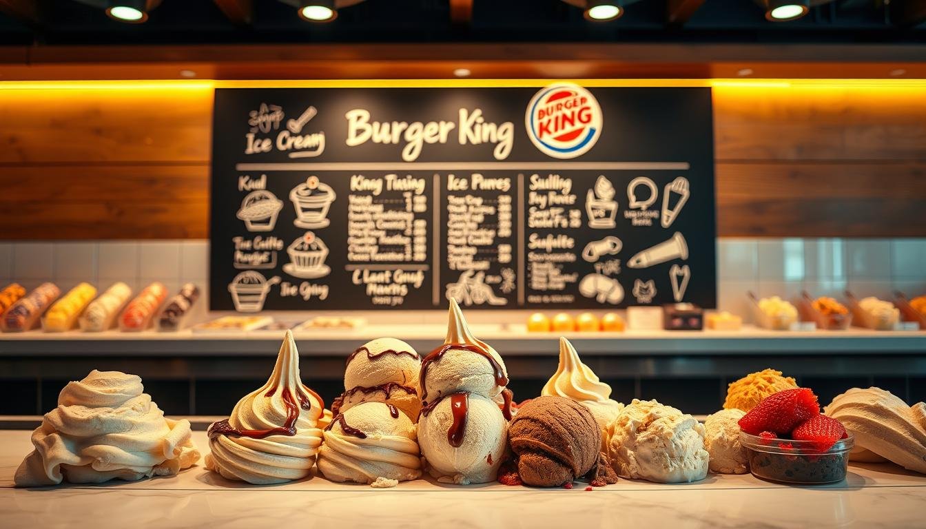 burger king ice cream menu