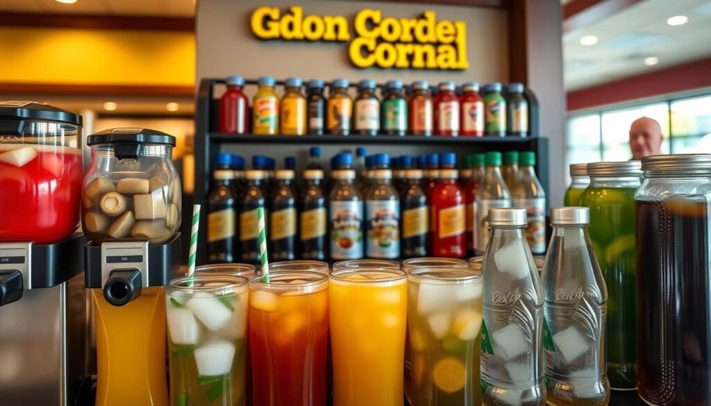 golden corral beverage price