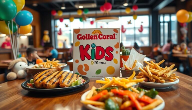 golden corral kids menu