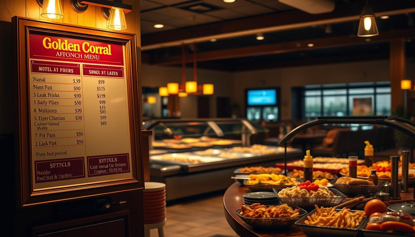 golden corral lunch menu prices
