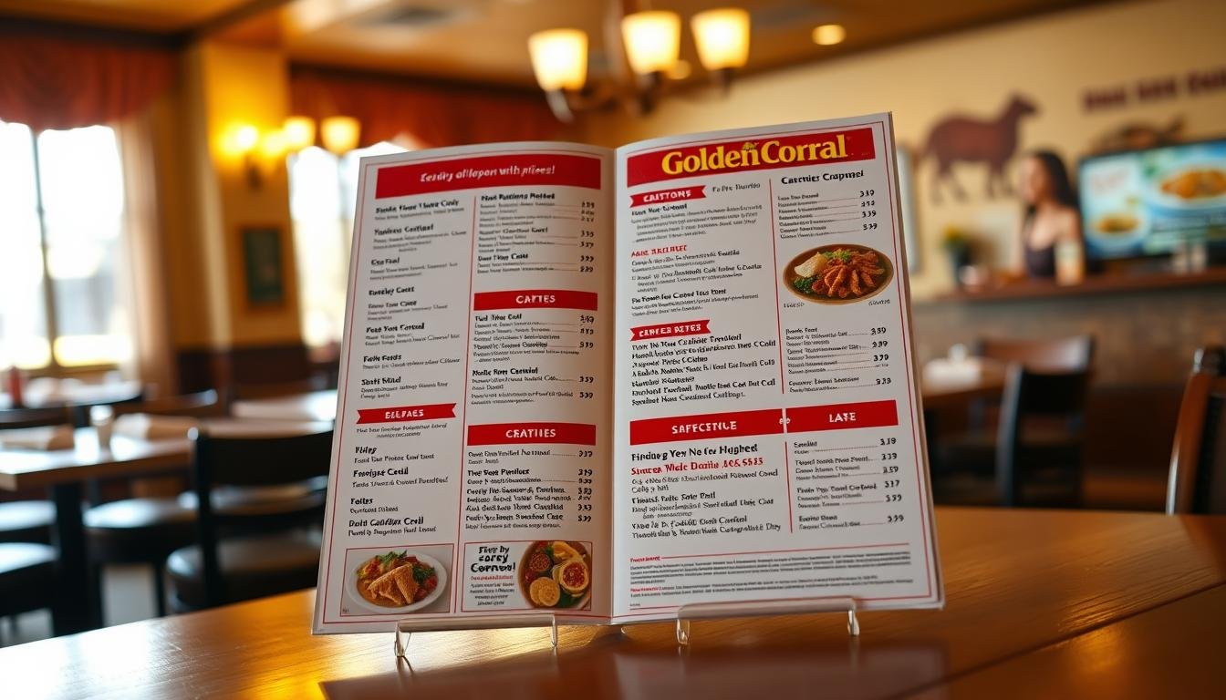 golden corral menu prices