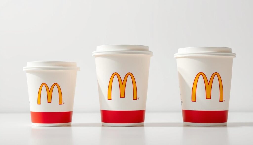 mcdonald's coffee sizes