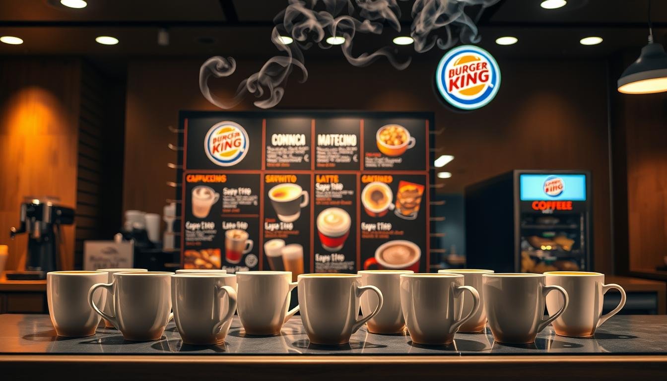 burger king coffee menu