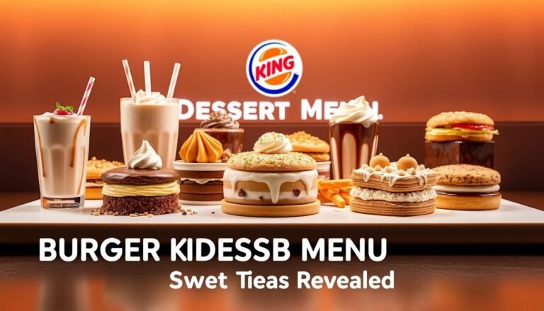 burger king dessert menu
